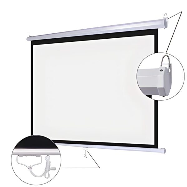 Manual Wall Projection Screen /Pull Down Projector Screen