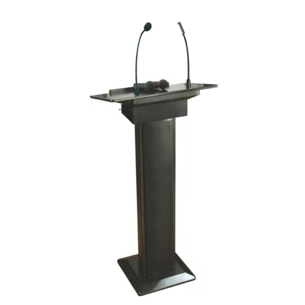 BLACK COLUMN LECTERN PODIUM