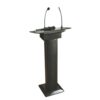 BLACK COLUMN LECTERN PODIUM