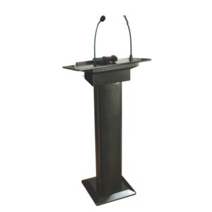 BLACK COLUMN LECTERN PODIUM